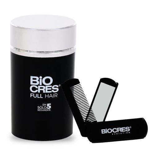 Biocres Full Hair Negro + peine espejo
